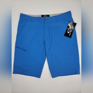 NEW Oakley Hydrolix Hazardous Ozone Blue Shorts Stretch Golf Chino Men 34 NWT